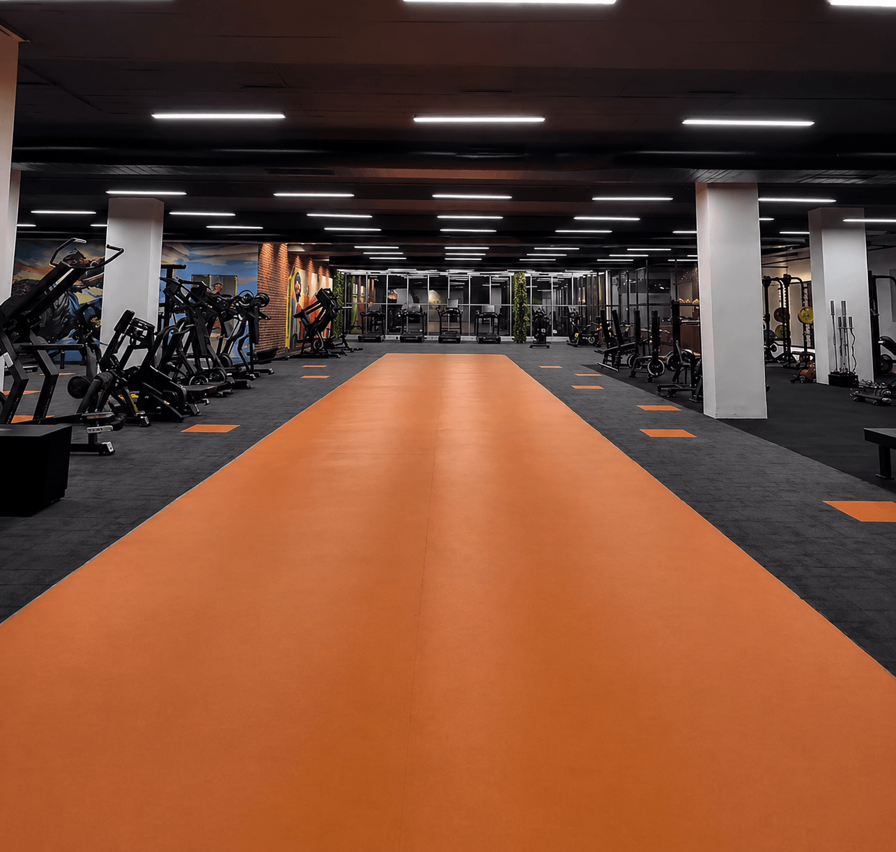 Legend Fitness Club gym interior with modern equipment and training area