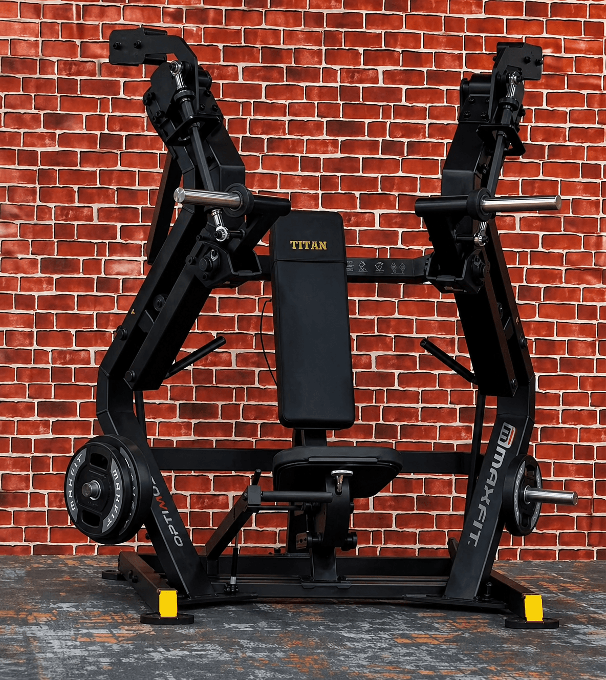 Personal training session in gym facility